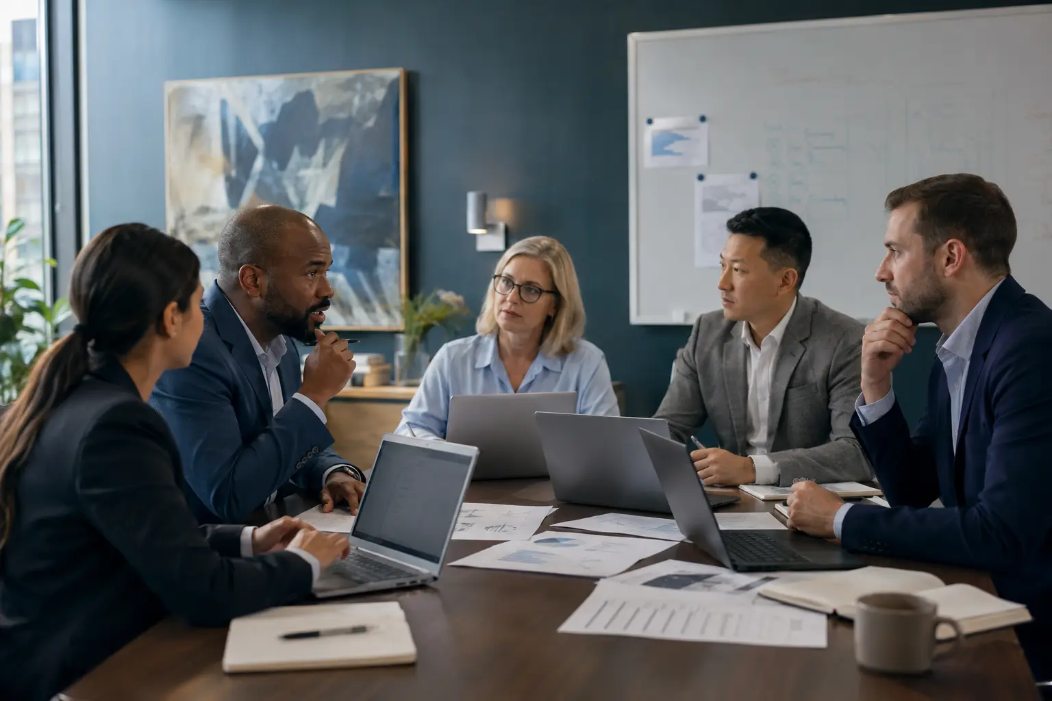 Photorealistic business concept for NetSuite CRM: from customer opportunity to fulfilment.