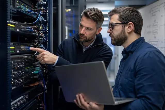 Photorealistic business concept for NetSuite integrations: reliable enterprise data exchange.