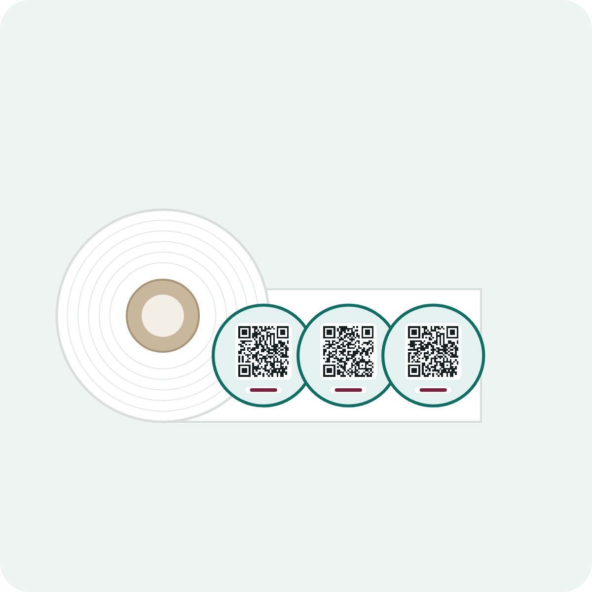 Round QR roll